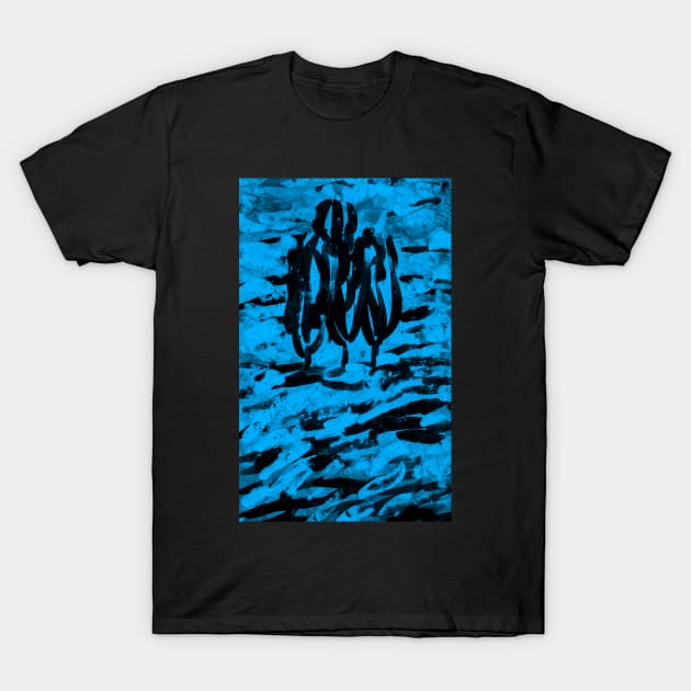 Blue trees T-Shirt by bunlinked